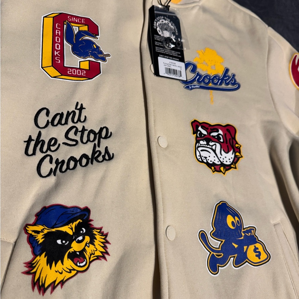 Crooks and castles varsity jacket - Picture 2 of 6